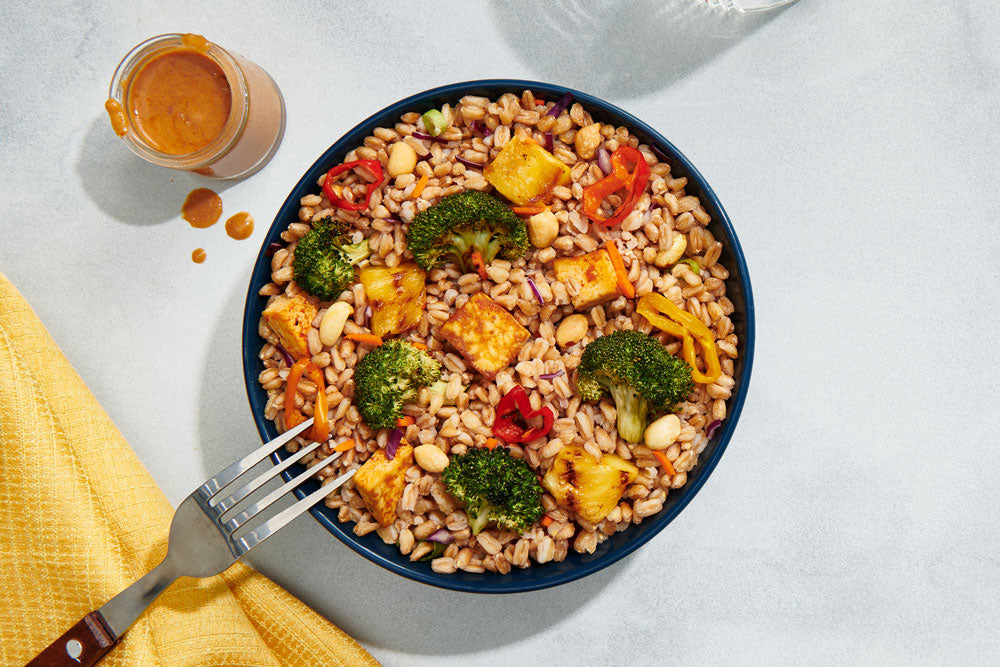 Mosaic's vegan peanut tofu bowl