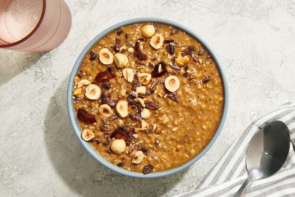 Protein-rich peanut butter & banana oats